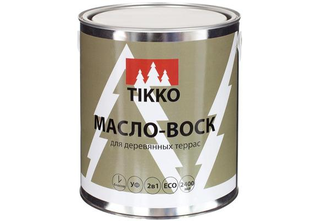 Масло с воском для наружных работ TIKKO 2,4 л